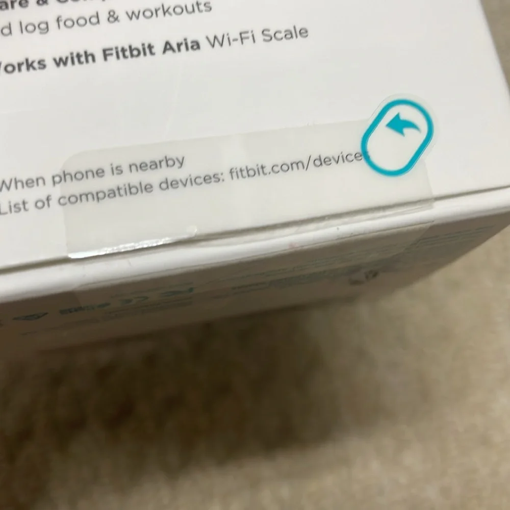 NIB Fitbit Charge HR Wristband Activity Tracker Sz. XLarge Black